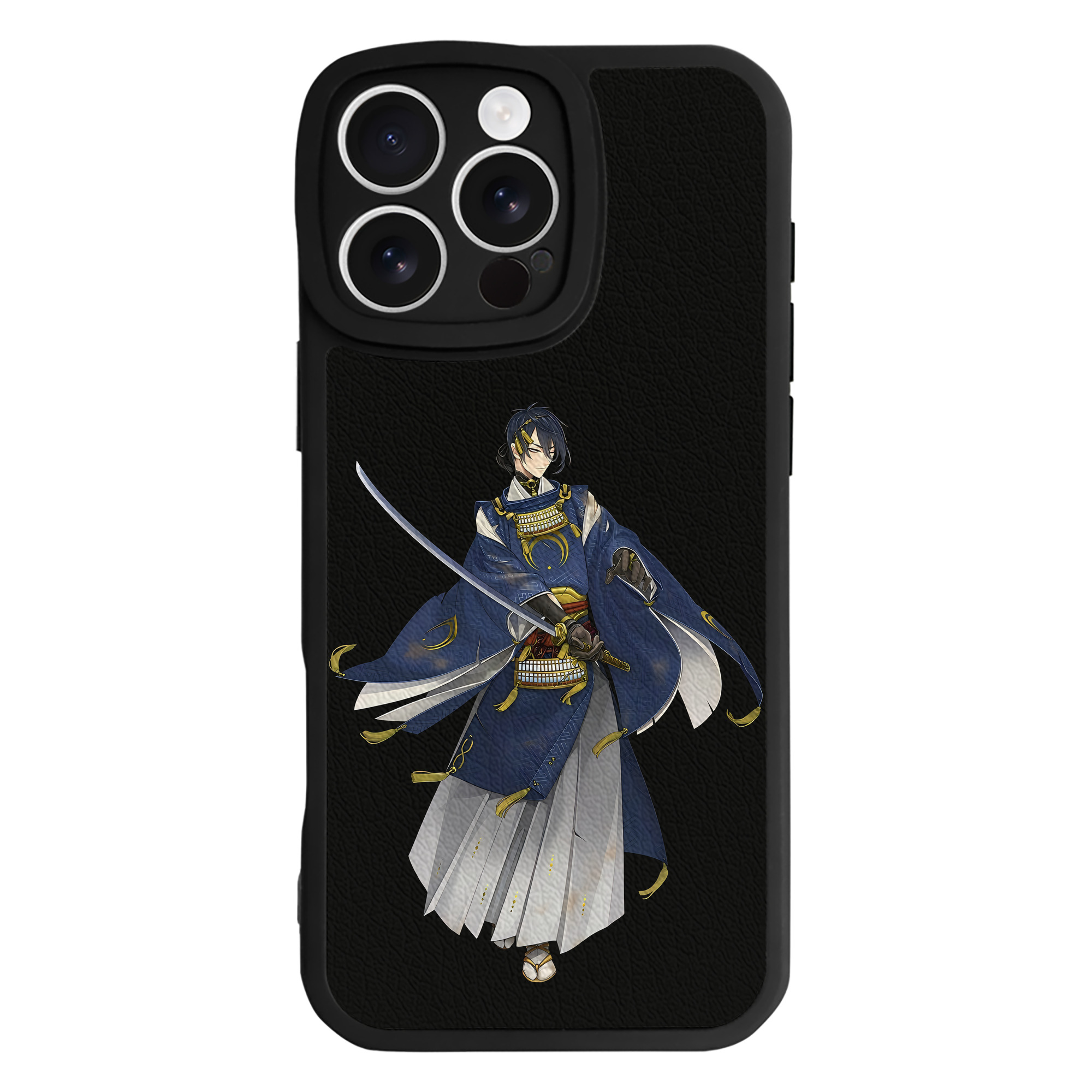 （画像用） 刀剣乱舞 Touken Ranbu 【iPhone 16シリーズ対応】シリコンスマホケース（レザー調） 材質：シリコン
